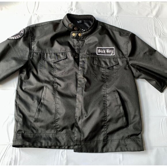 Sick Boy Motorcycles Other - Sick Boy Motorcycles Short Sleeve Black Riding Jacket Shirt